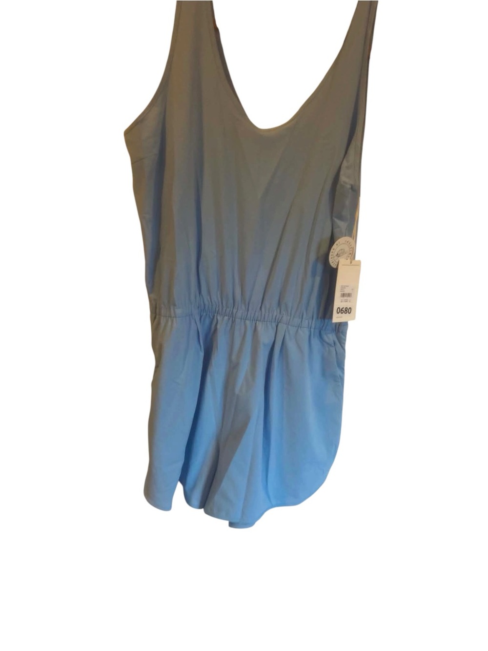 NWT Vuori Tank Romper OXFORD BLUE Size Large
